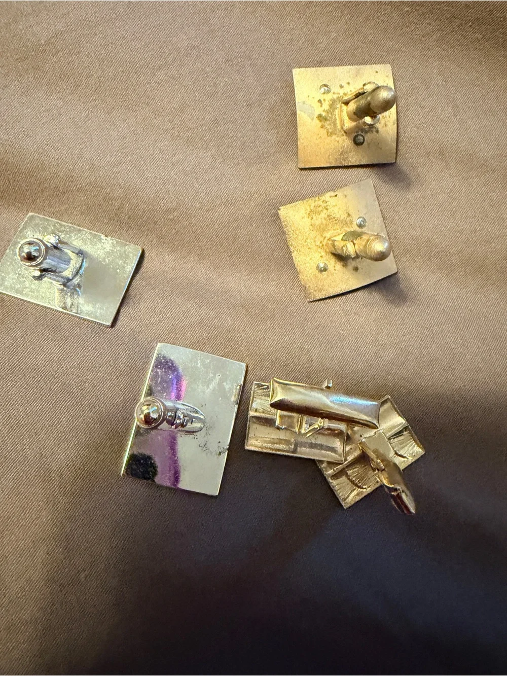 Lot of 3 Pair Assorted‎ Vintage Cuff Links